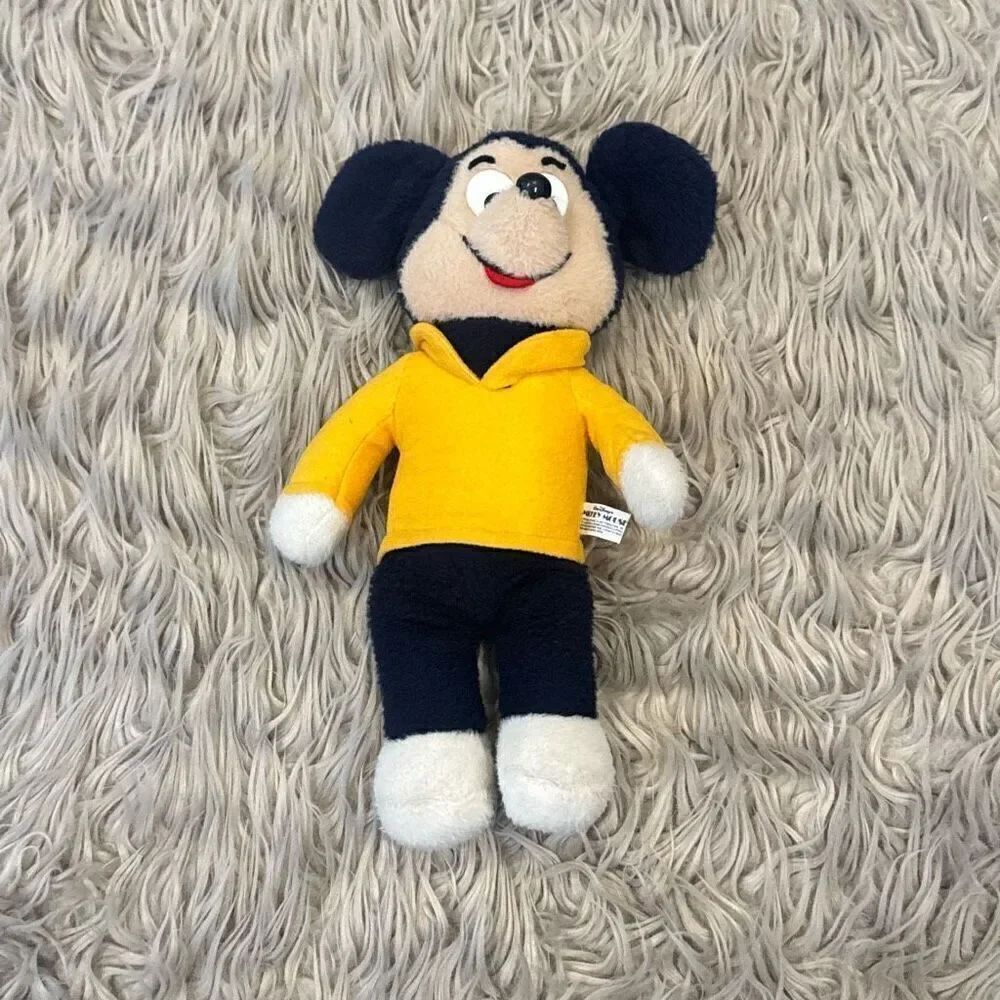 Vintage Disney Mickey Mouse Knickerbocker 1970s plush